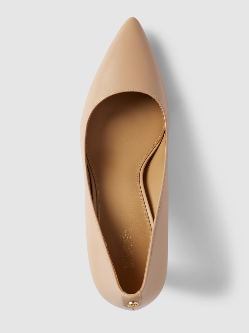 Pumps mit Blockabsatz Modell 'MILLY' in beige
