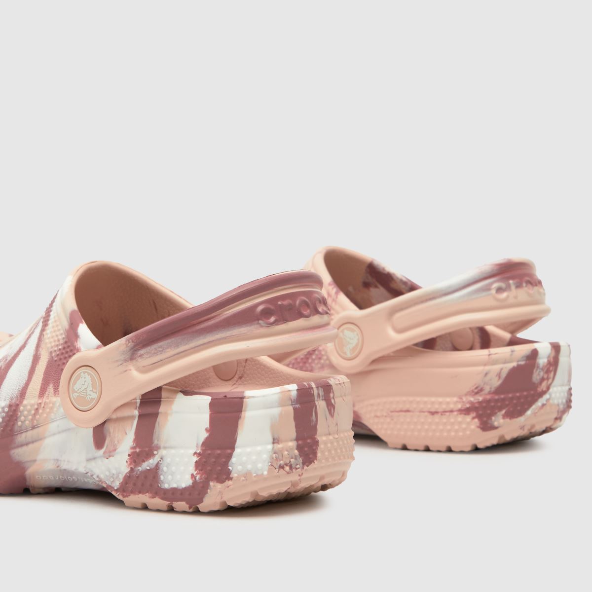 Crocs rózsaszín multi classic márványos klumpa lány junior szandál