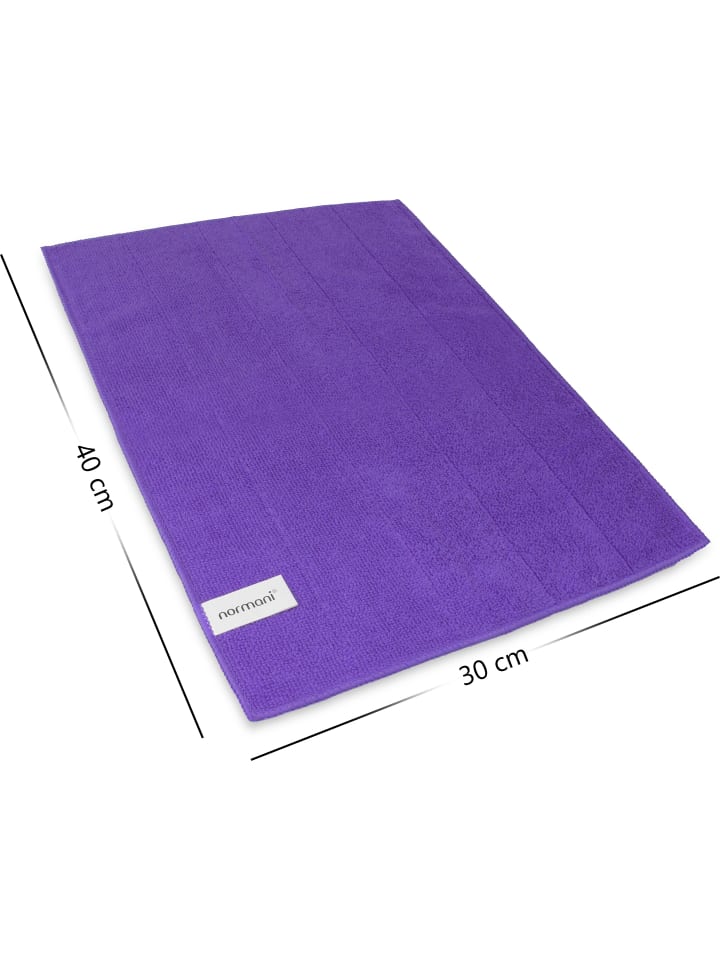 normani 12 Stück Mikrofasertuch Reinigungstuch für Küche und Bad in Lila/Orange/Grün günstig kaufen 30 x 40 cm