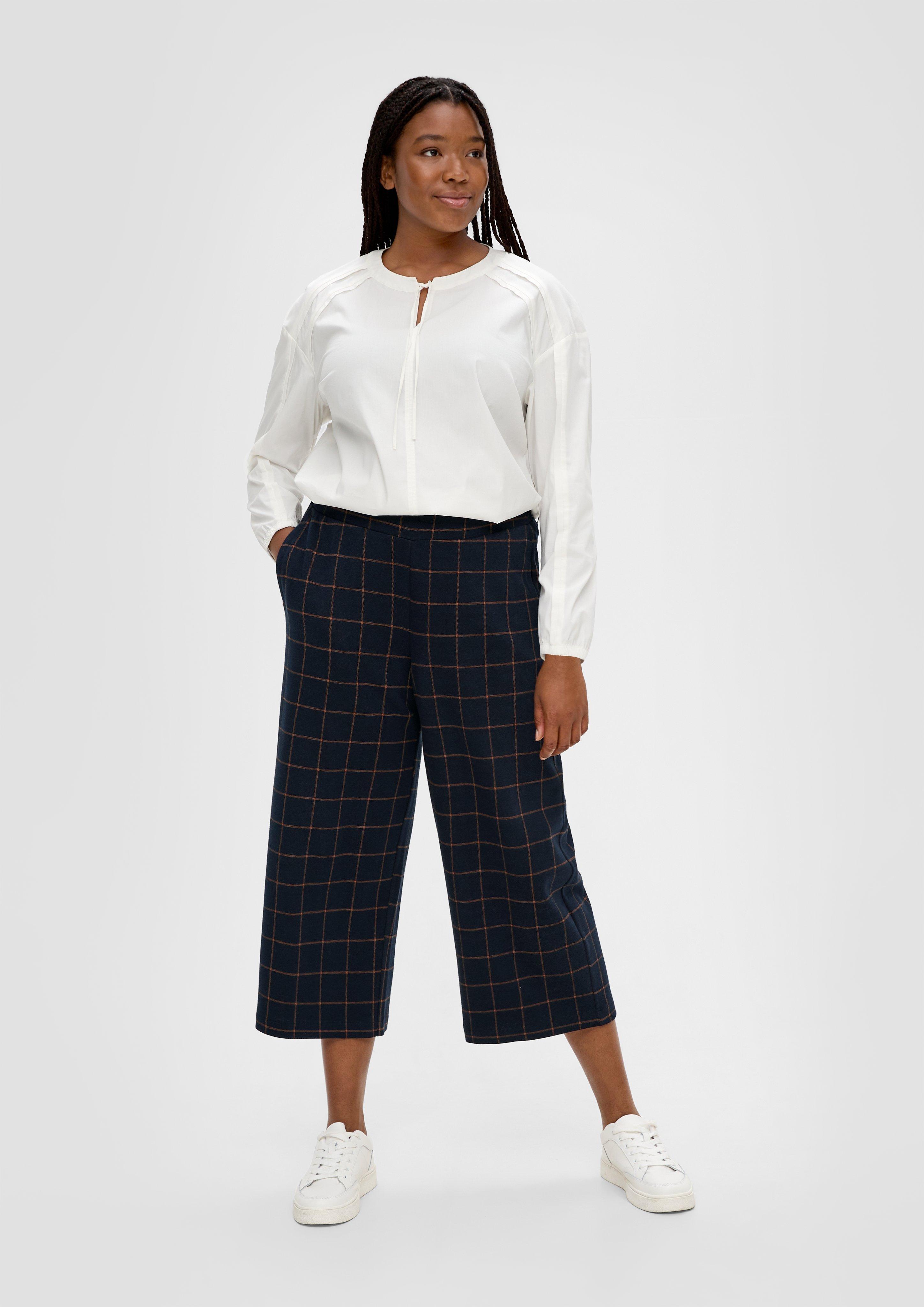 Regular: Culotte im Karomuster  2136778-59N0