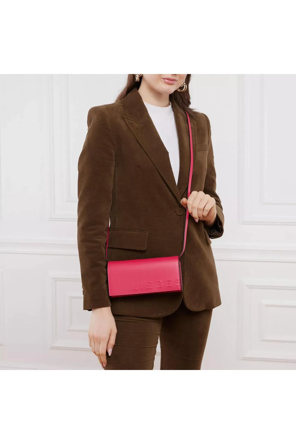 Liebeskind Berlin  Paperbag Logo Carter Crossbody XS Limonadenrosa