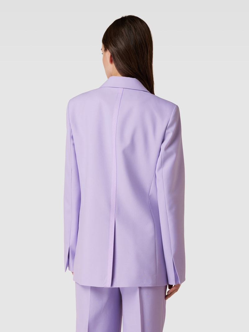Blazer mit Pattentaschen in lavendel