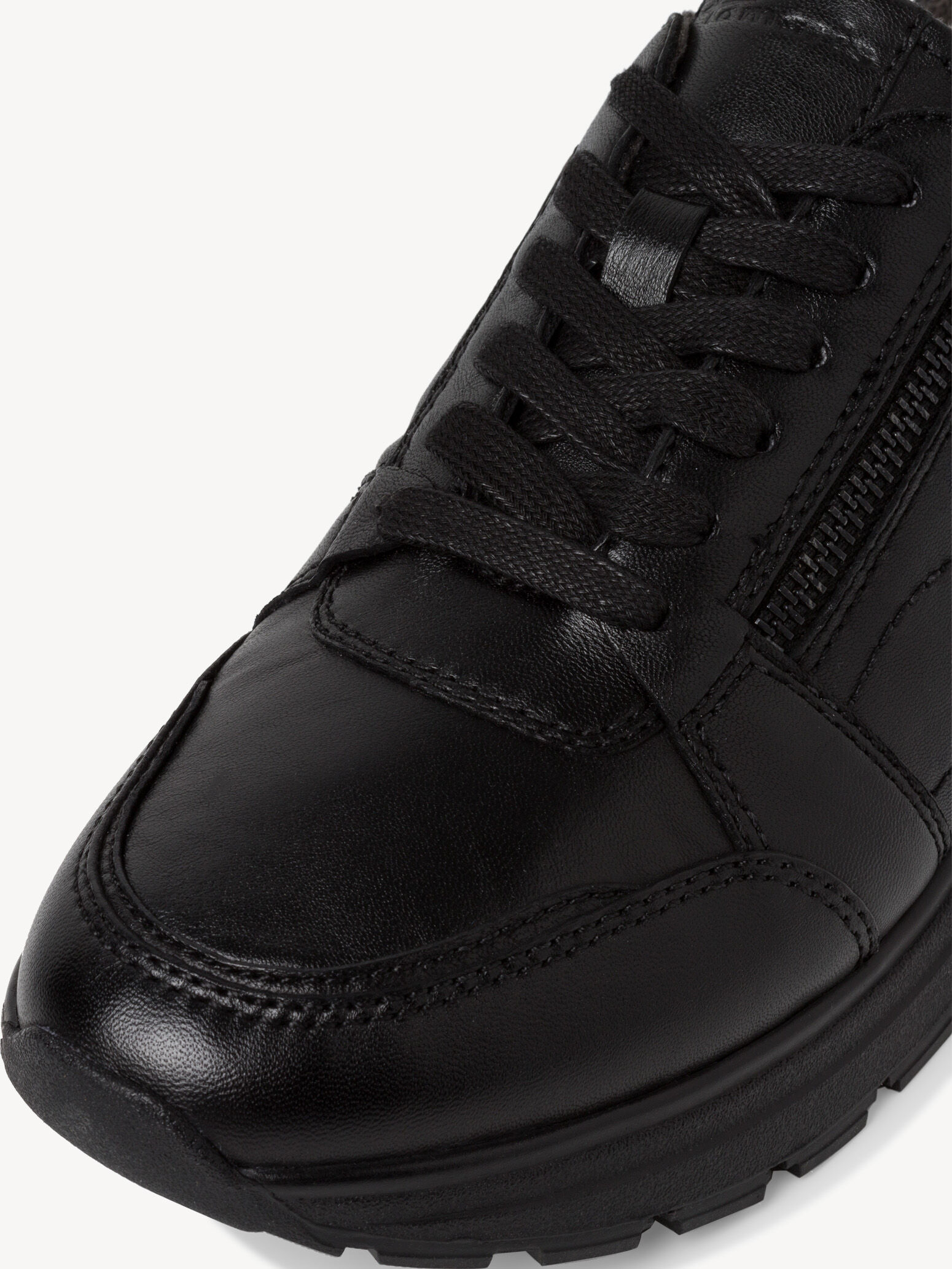 Basket en cuir - noir