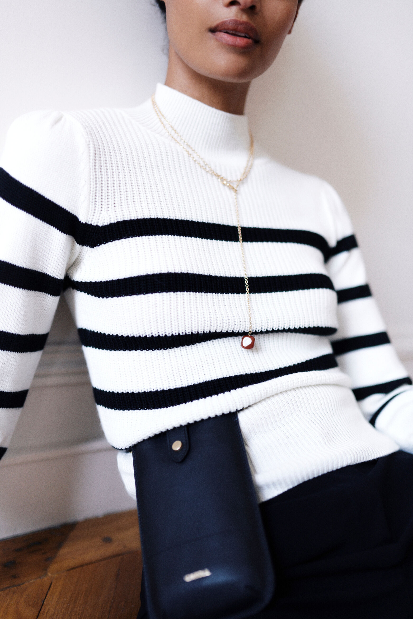 pull perla noir femme