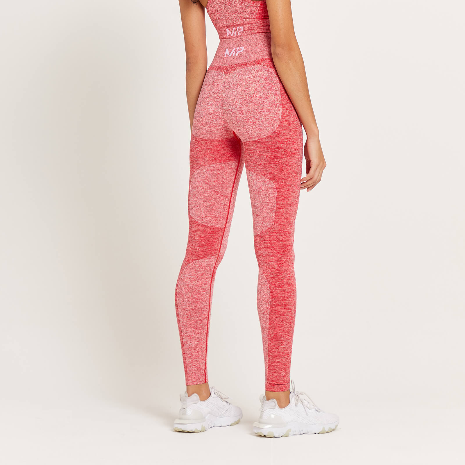Legging taille haute MP Curve pour femmes – Rouge danger chiné