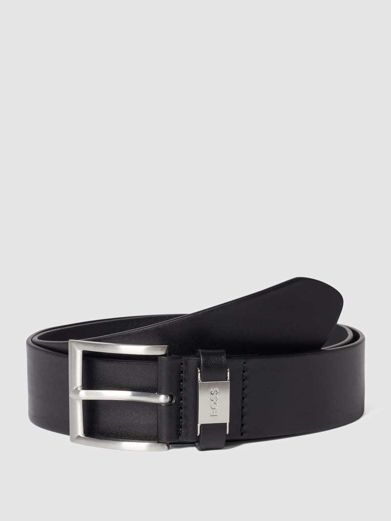 Gürtel in Leder-Optik in schwarz