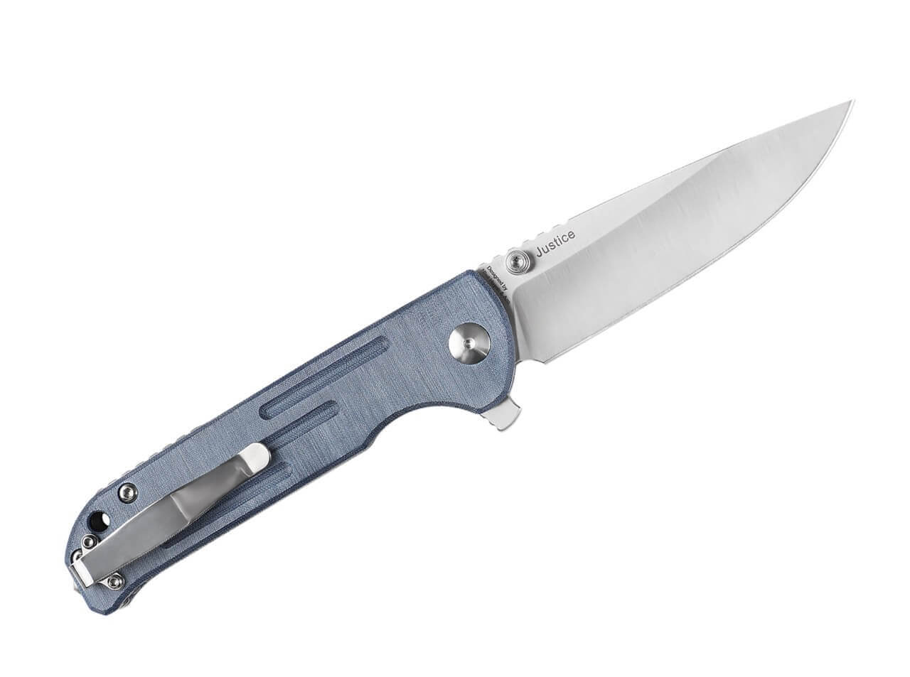 Justice Micarta Blue