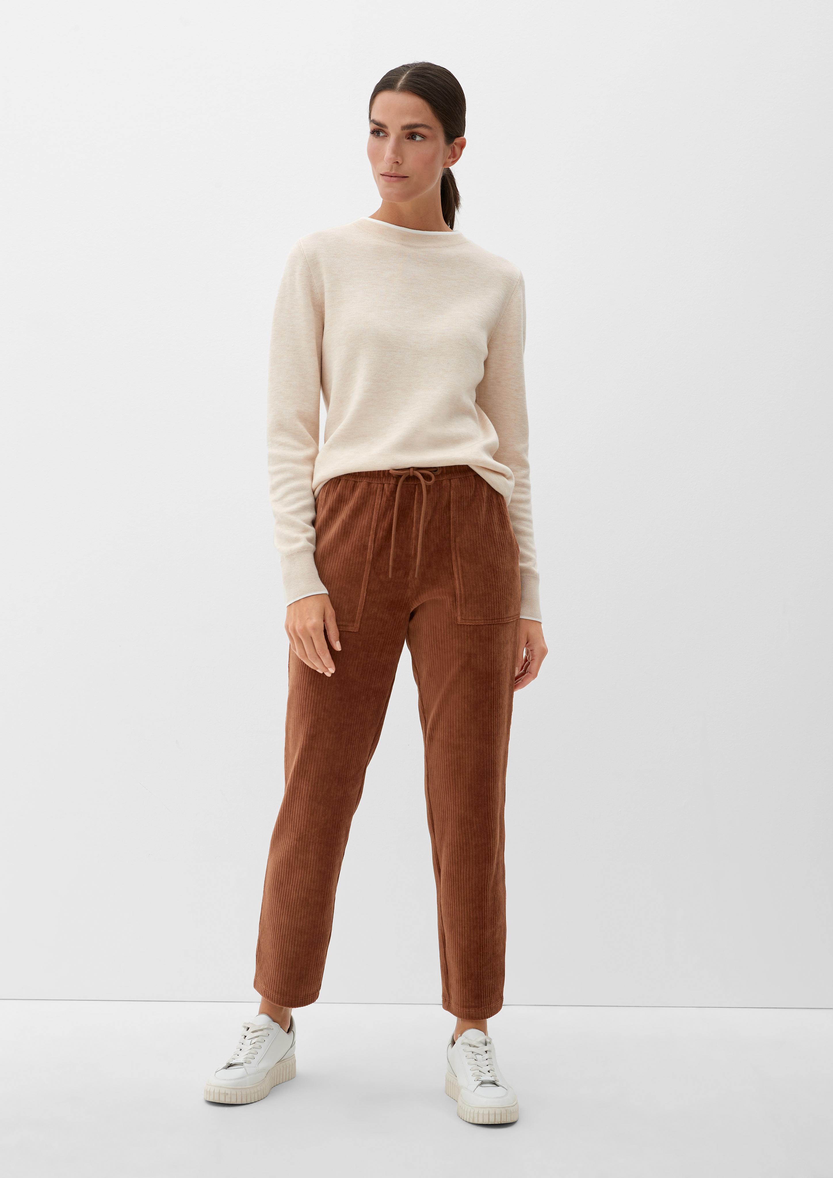 Cordhose aus Baumwollstretch  2121535-8764