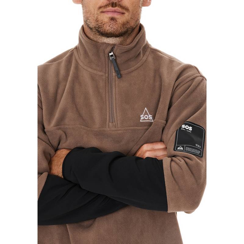 SOS Laax Fleecepullover Herren