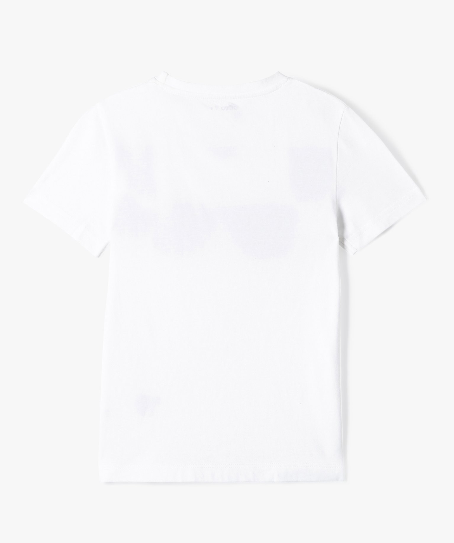 Tee-shirt Garçon à manches courtes avec motif estival blanc | GEMO