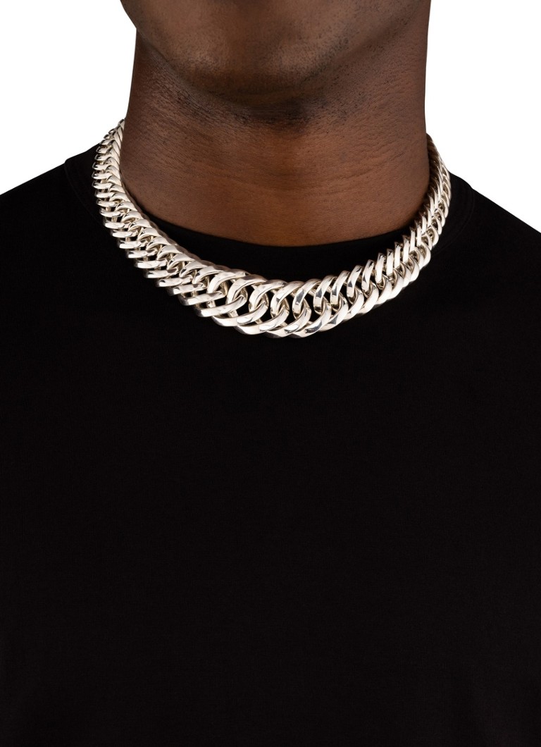 Buddha to Buddha Chain Gradient silver necklace