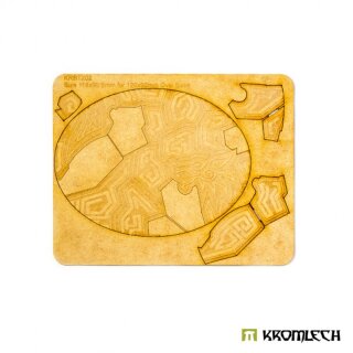 Dvergr Spaceship 120x92 mm Oval Base Topper (1)
