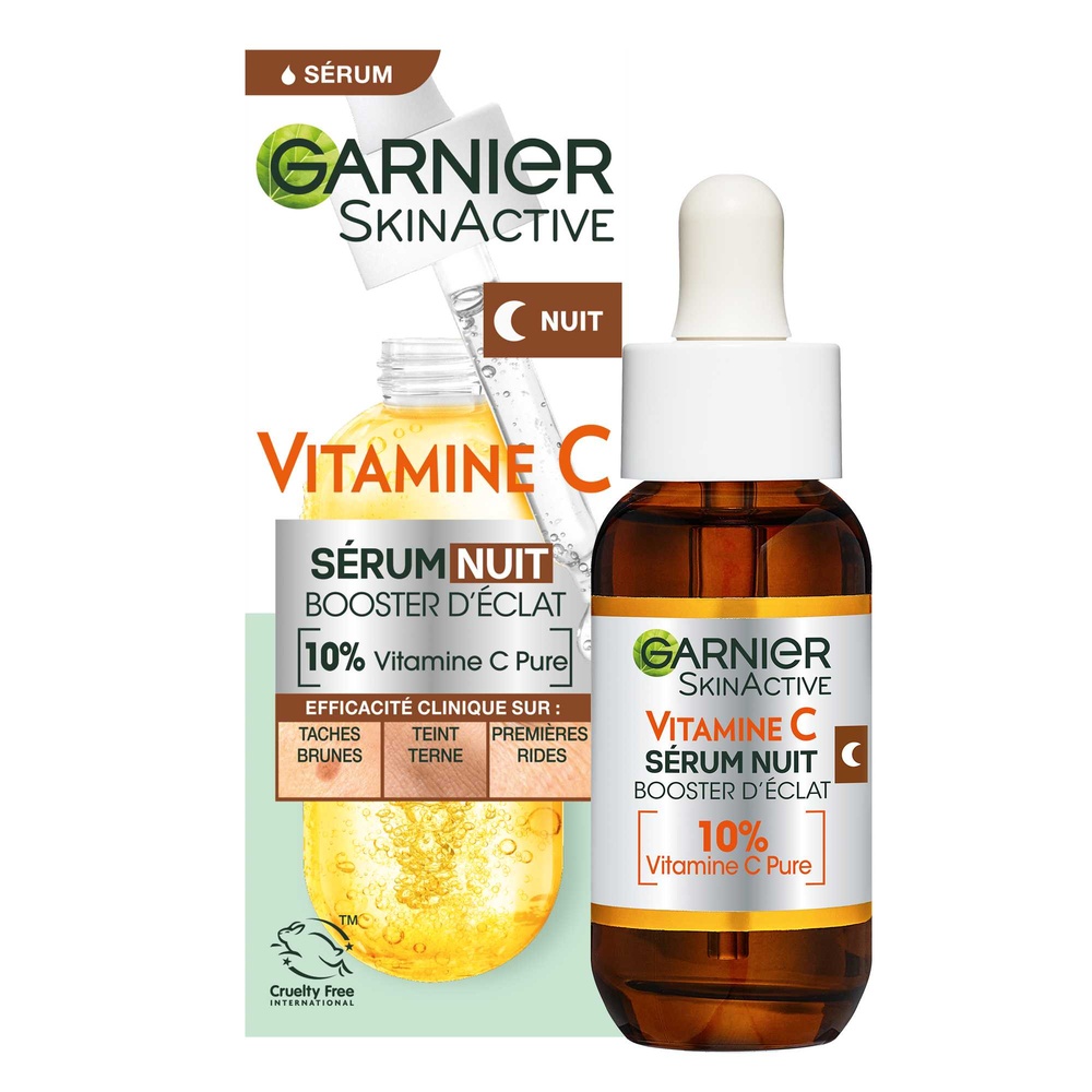 garnier Vitamine C Garnier VITAMINE C Sérum nuit Booster d'éclat 30mL