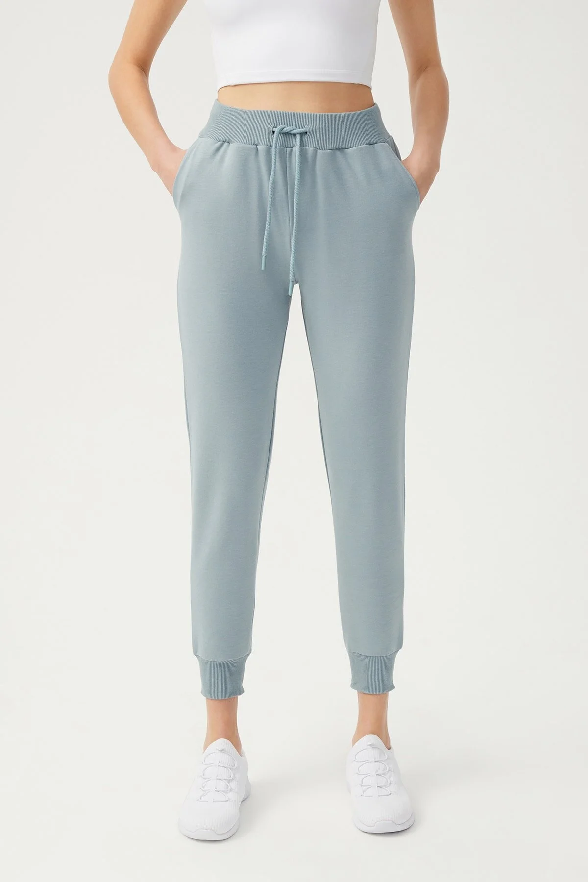 LOS OJOS  Blaugraue Jogger-Jogginghose für Damen