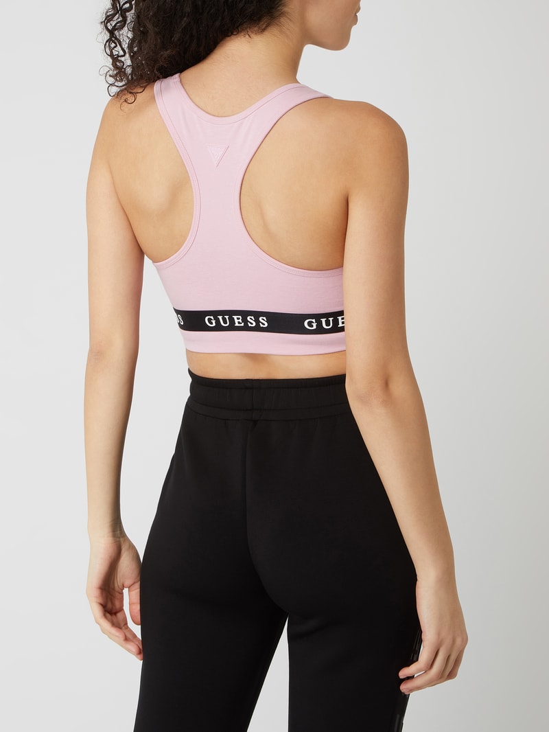 Bustier aus Bio-Baumwollmischung in rosa