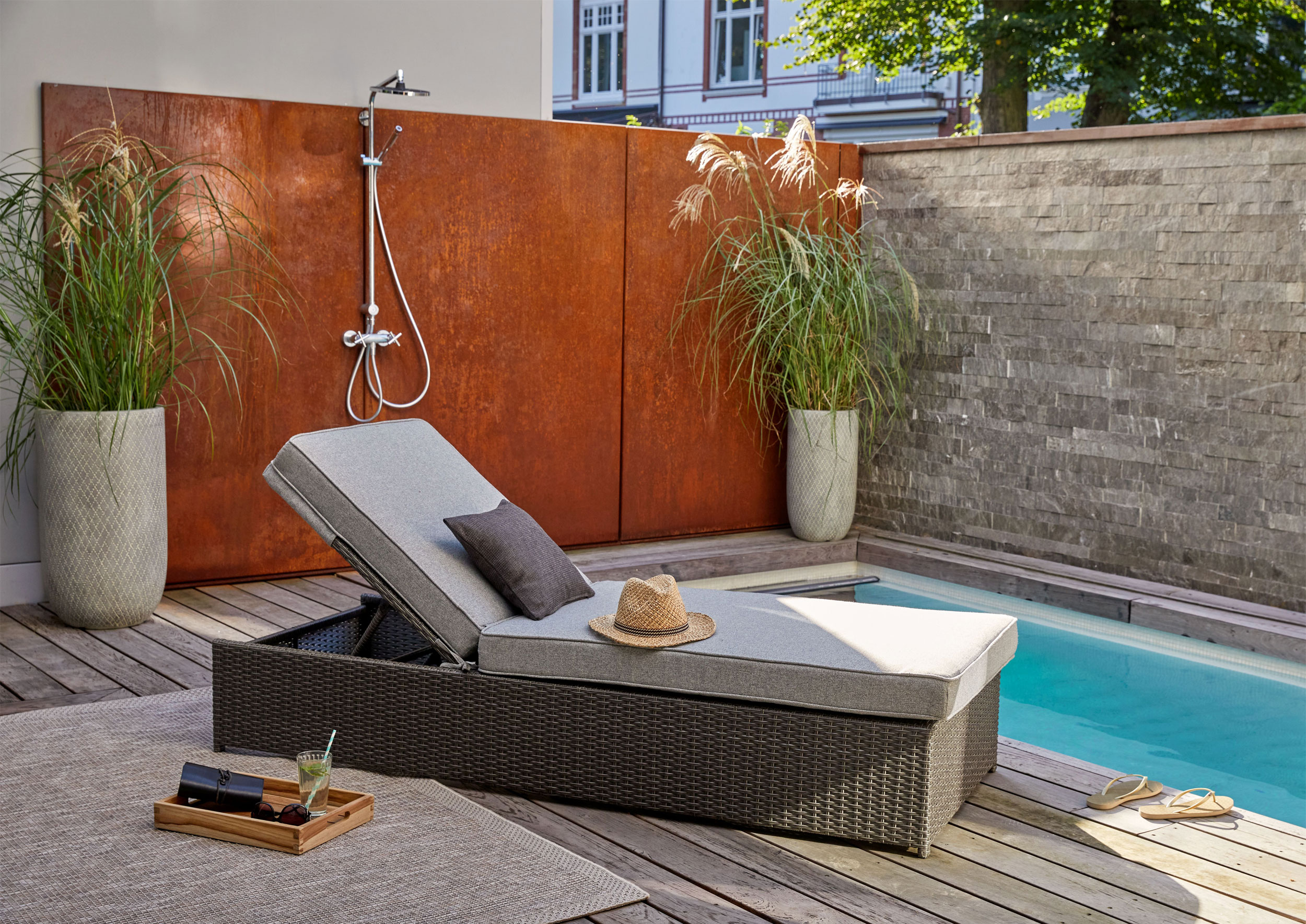 OUTDOORGartenliege Einzelelement