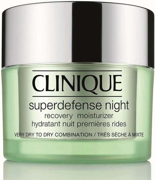 Clinique Superdefense Night sehr trockene Haut bis Mischhaut Nachtcreme