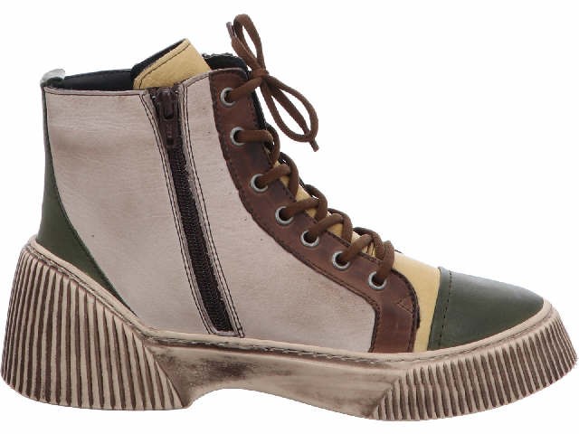 GEMINI Schnür-Stiefeletten grün