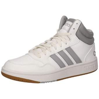 adidas Hoops 3.0 Mid Sneaker in weiß