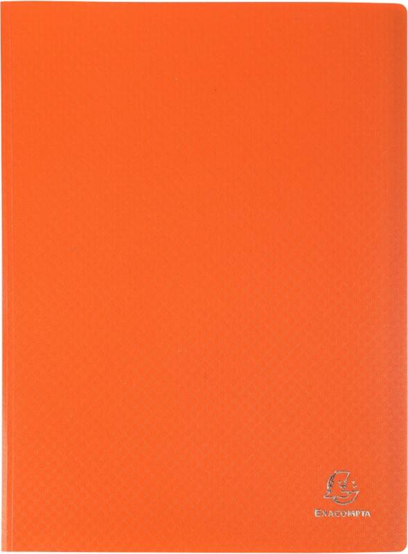 Exacompta OpaK Präsentationsmappe 40 Taschen DIN A4 Orange 10 Stück