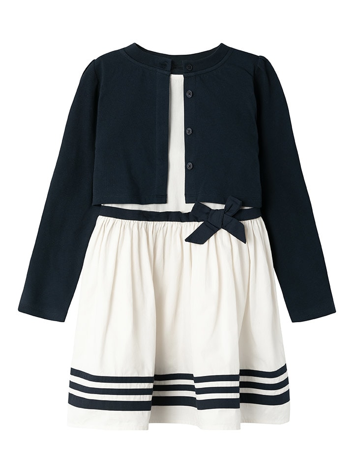 name it 2tlg. Outfit in Dunkelblau/ Weiß günstig kaufen