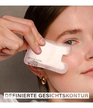 Rosental Organics Rose Quartz Gua Sha Natural Lifting Tool Gesicht Roll-On-1 Stk