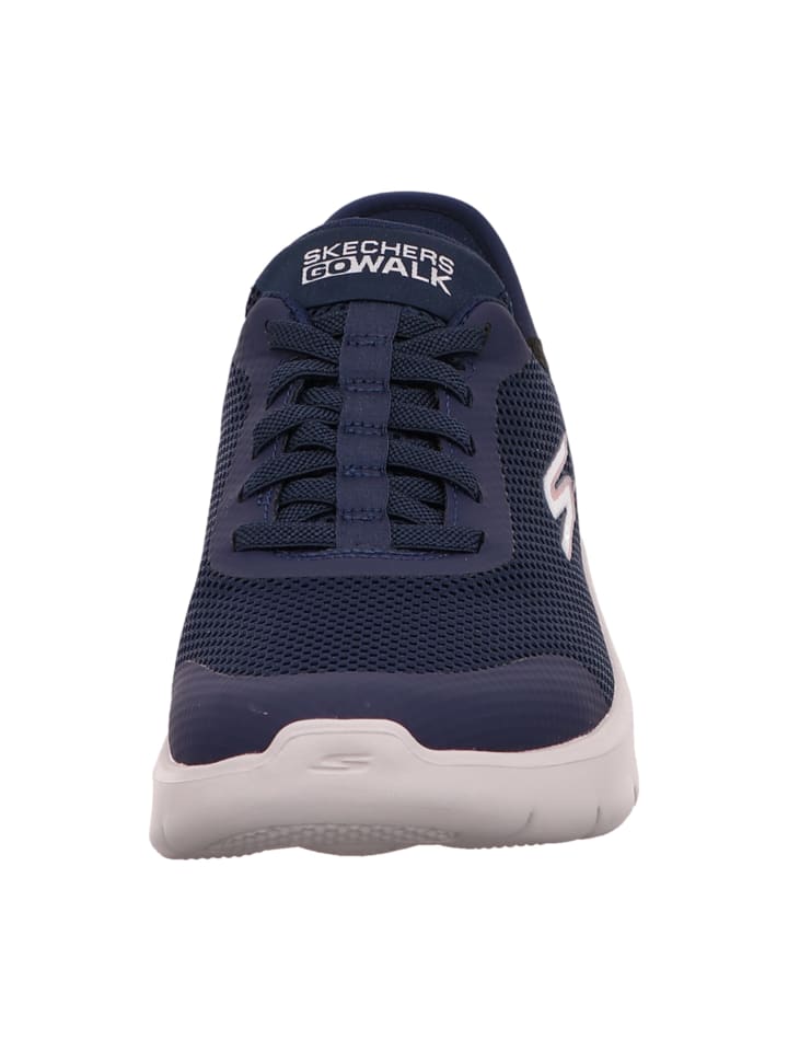 Skechers Sportliche Slipper in Blau günstig kaufen