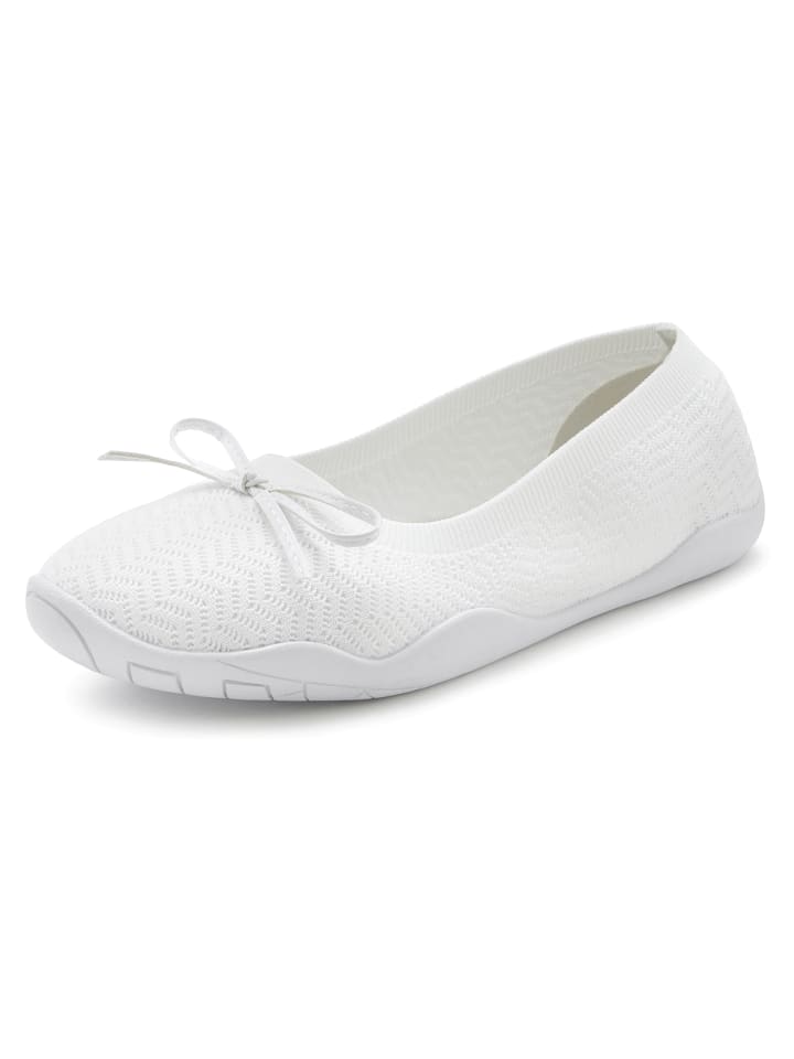 LASCANA Sneaker Ballerinas in weiß günstig kaufen