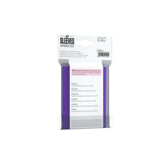 Just Sleeves - Japanese Size Purple (60)