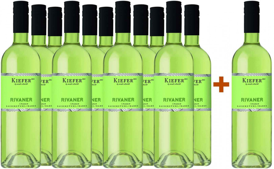 11+1 Paket Rivaner feinherb - Weingut Friedrich Kiefer