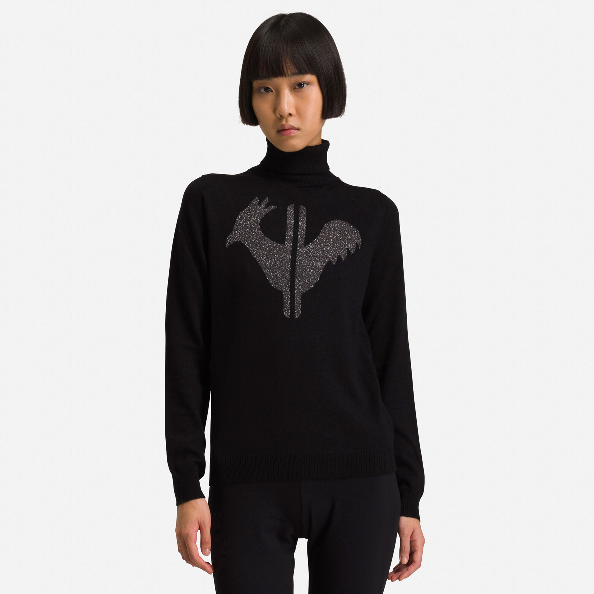 Pull à col roulé Classique Femme