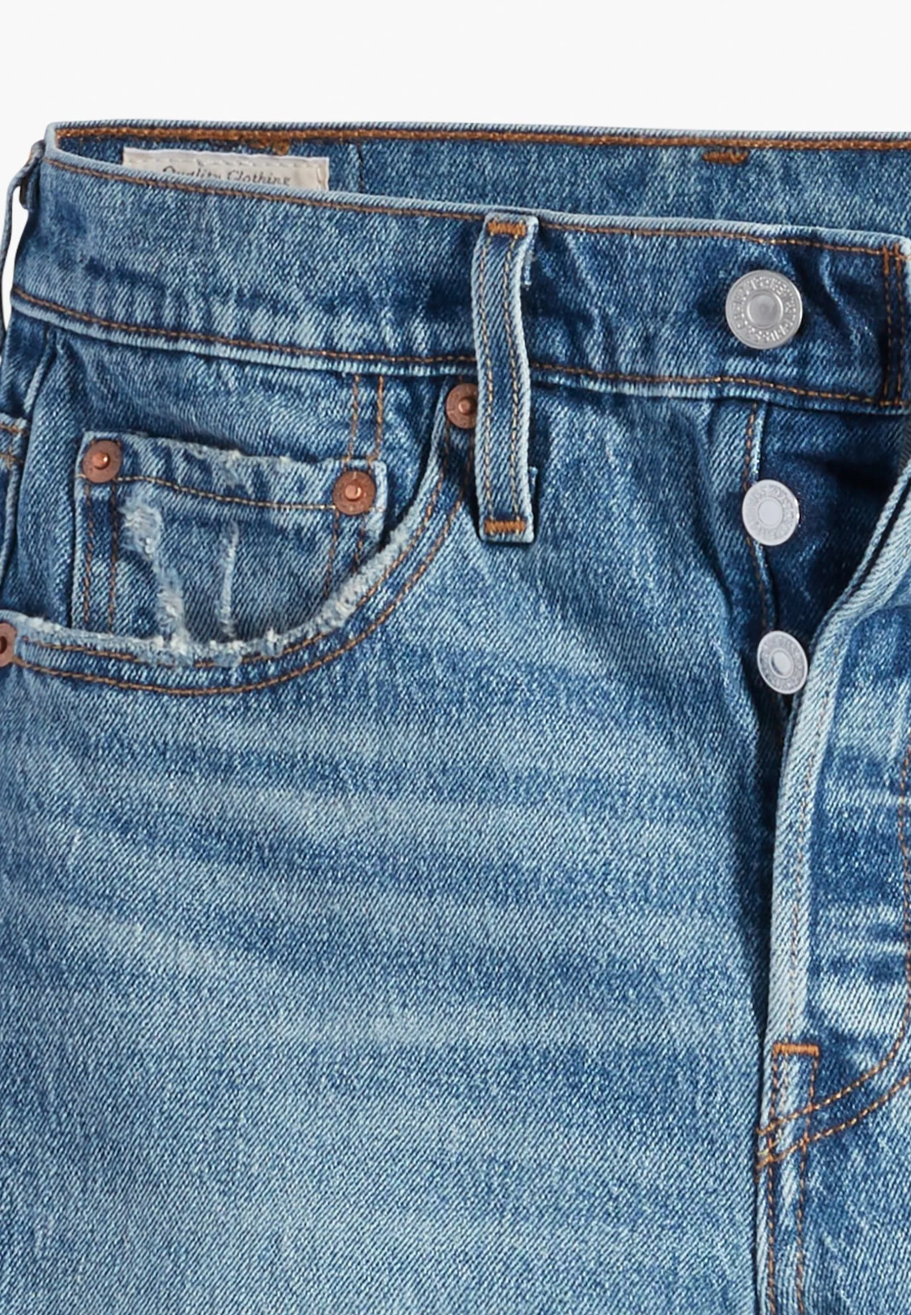 Levi's® 501® MID THIGH - Pantalones cortos vaqueros