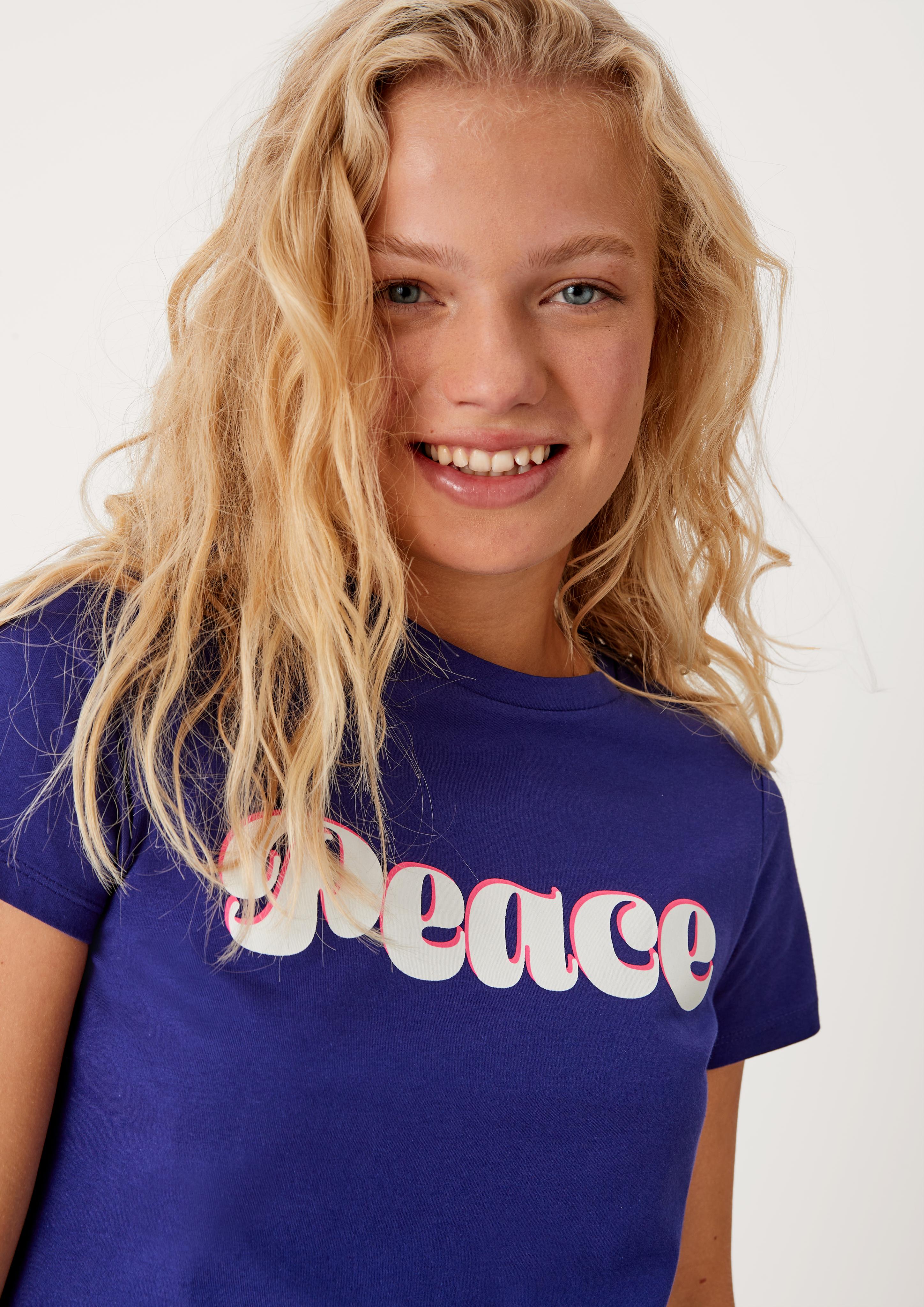 Jerseyshirt mit Schriftprint  2124660-56D0