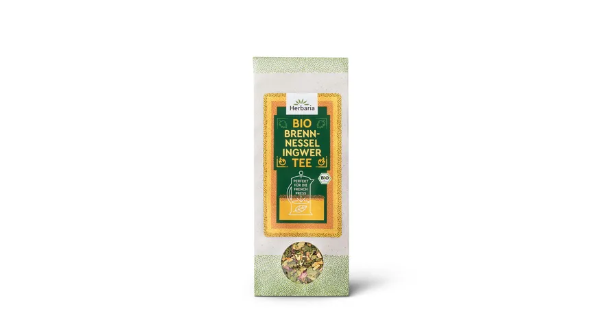 Herbaria Bio Teemischung Brennnessel-Ingwer 45 g