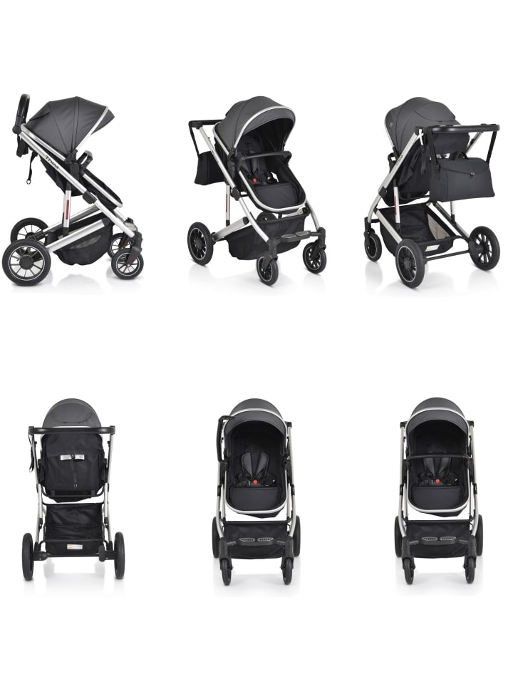 Moni Kombikinderwagen 2 in 1 Thira in grau günstig kaufen onesize
