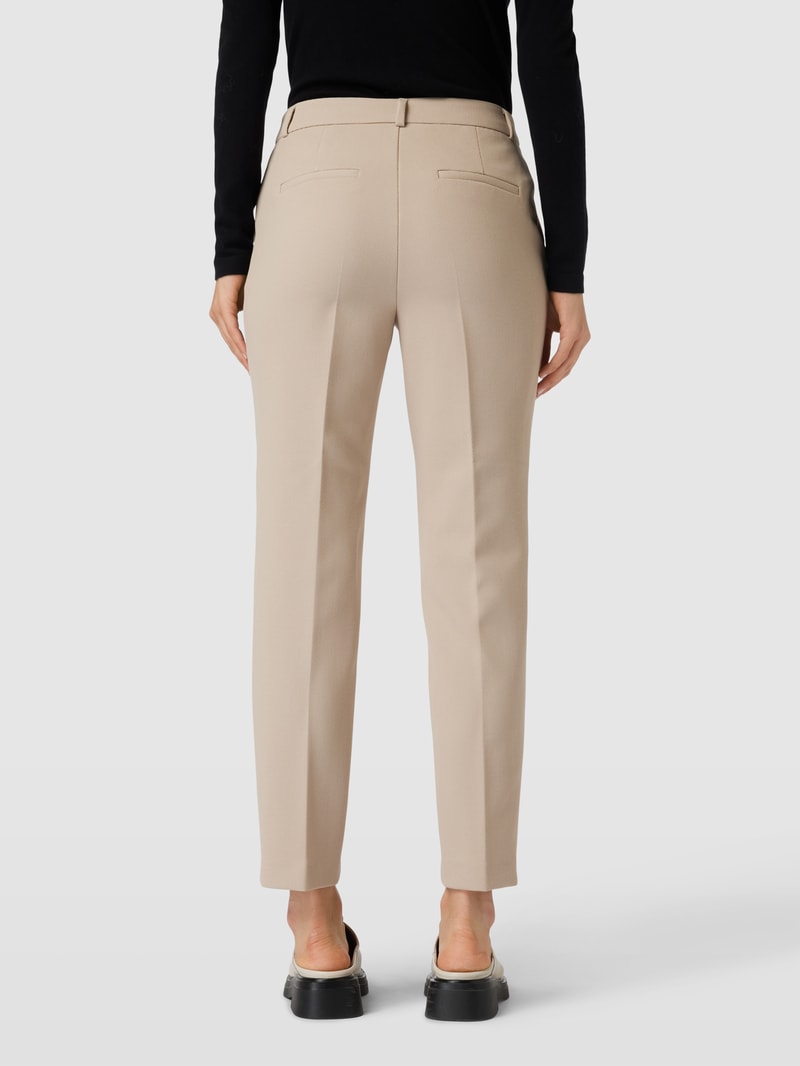 Bundfaltenhose mit Gesäßtaschen in sand