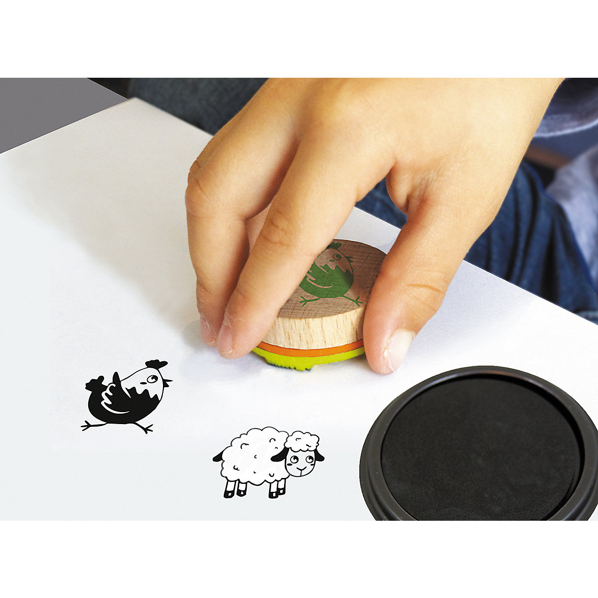 Stampo Bambino Bauernhof Stempel-Set