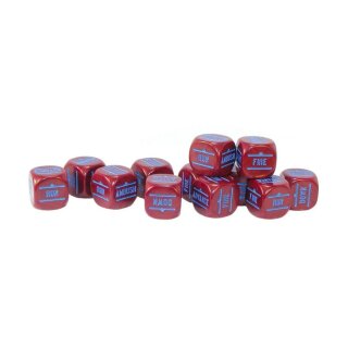 Order Dice Pack - Maroon (12)