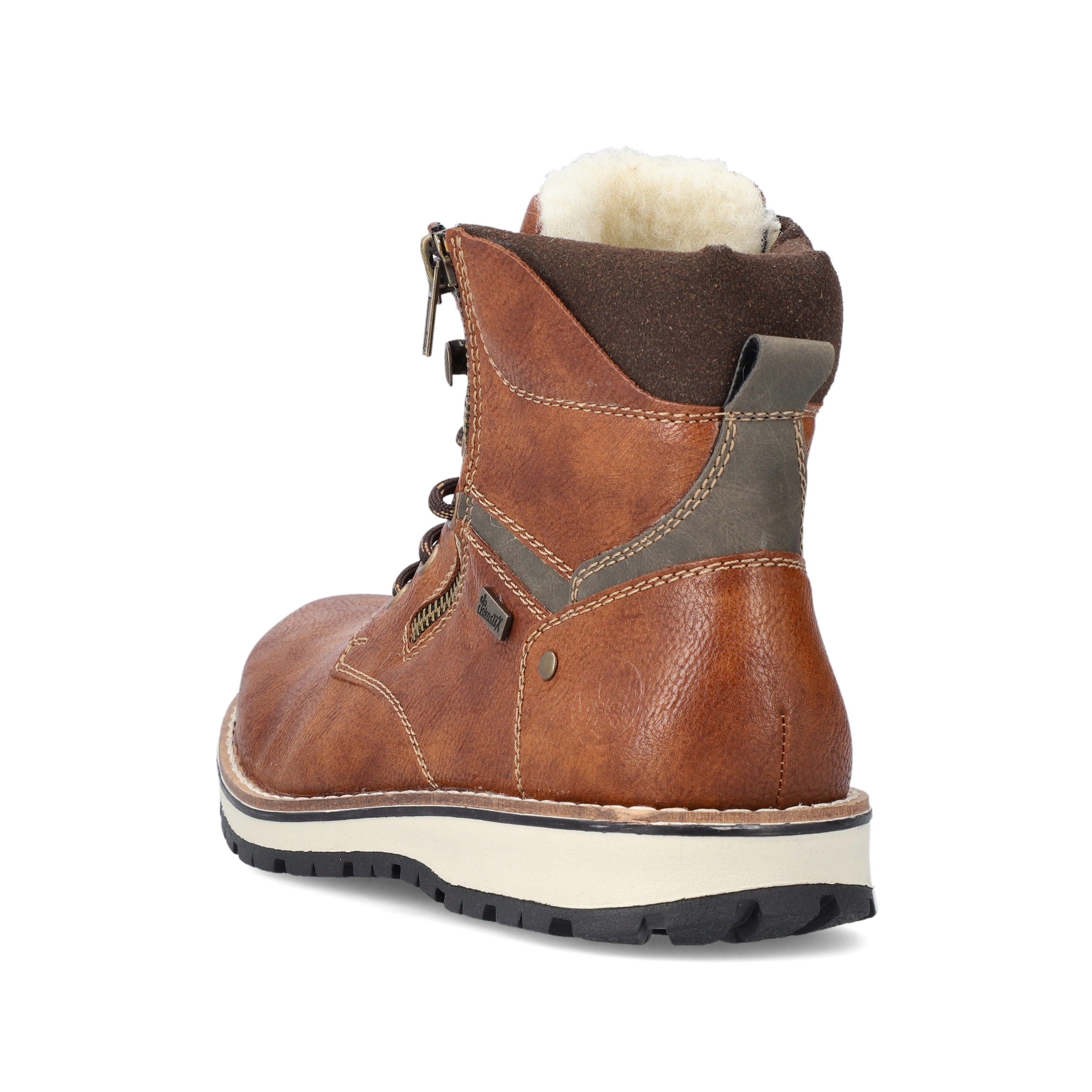 Rieker Herren Schnürstiefel karamellbraun