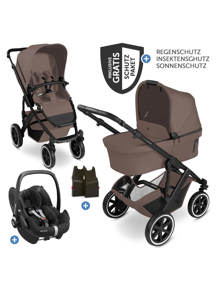ABC-Design 3in1 Kinderwagen-Set Salsa 5 Air - inkl. in beige günstig kaufen onesize