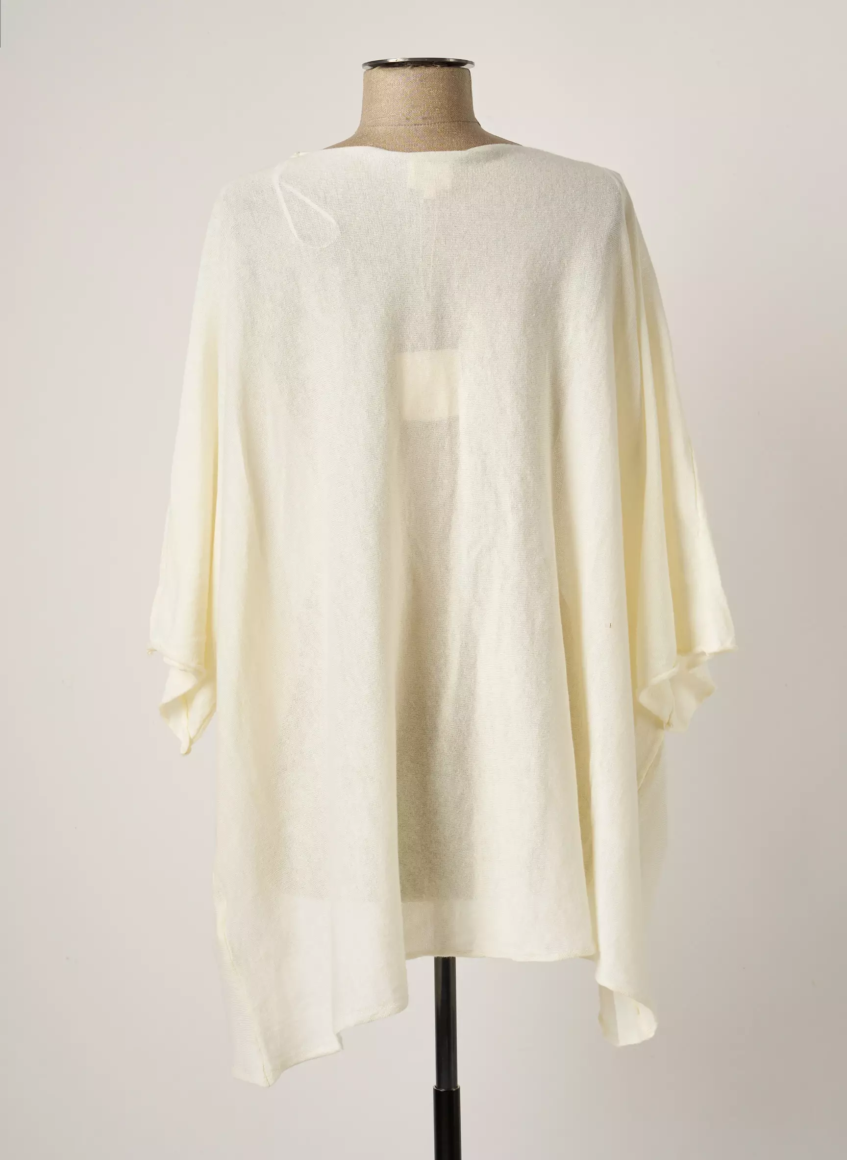 La Fiancee Du Mekong Gilets Manches Courtes Femme couleur beige