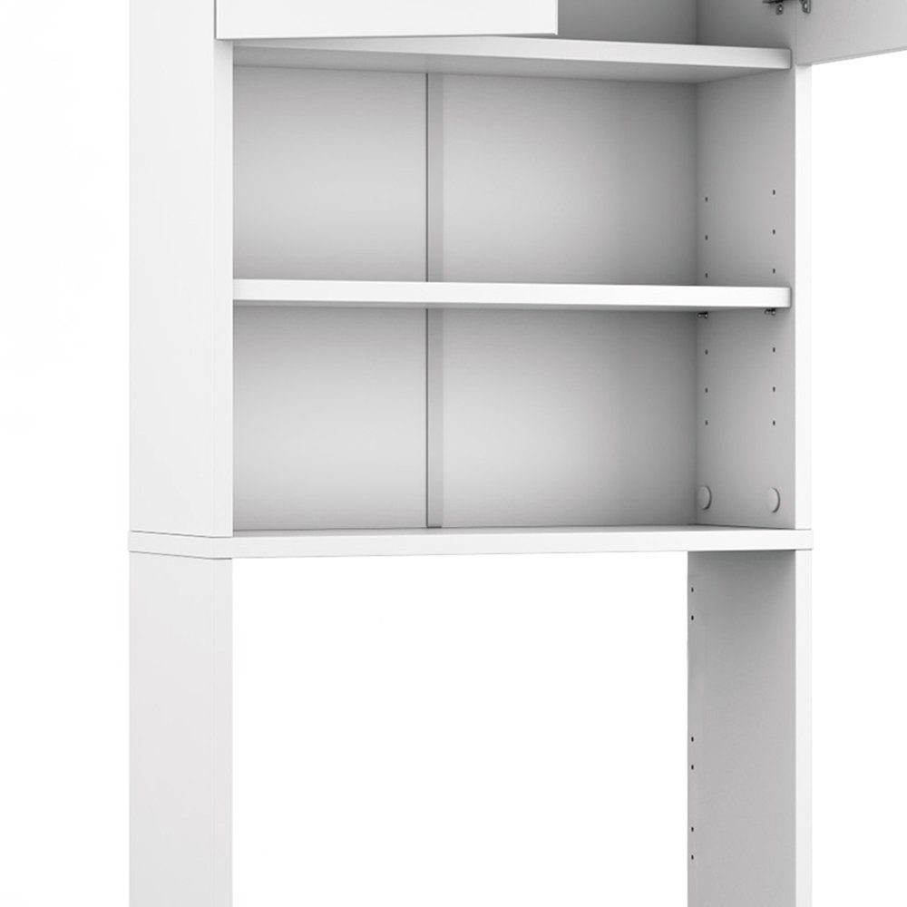 Vicco Waschmaschinenumbauschrank Badschrank Hochschrank 190 x 64 cm Weiß