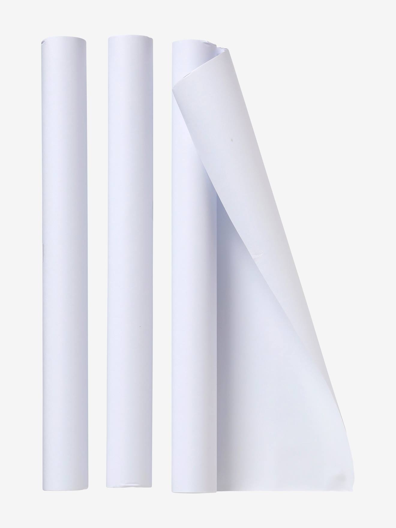 Vertbaudet 3er-Pack Malpapier-Rollen für Tafel - weiß