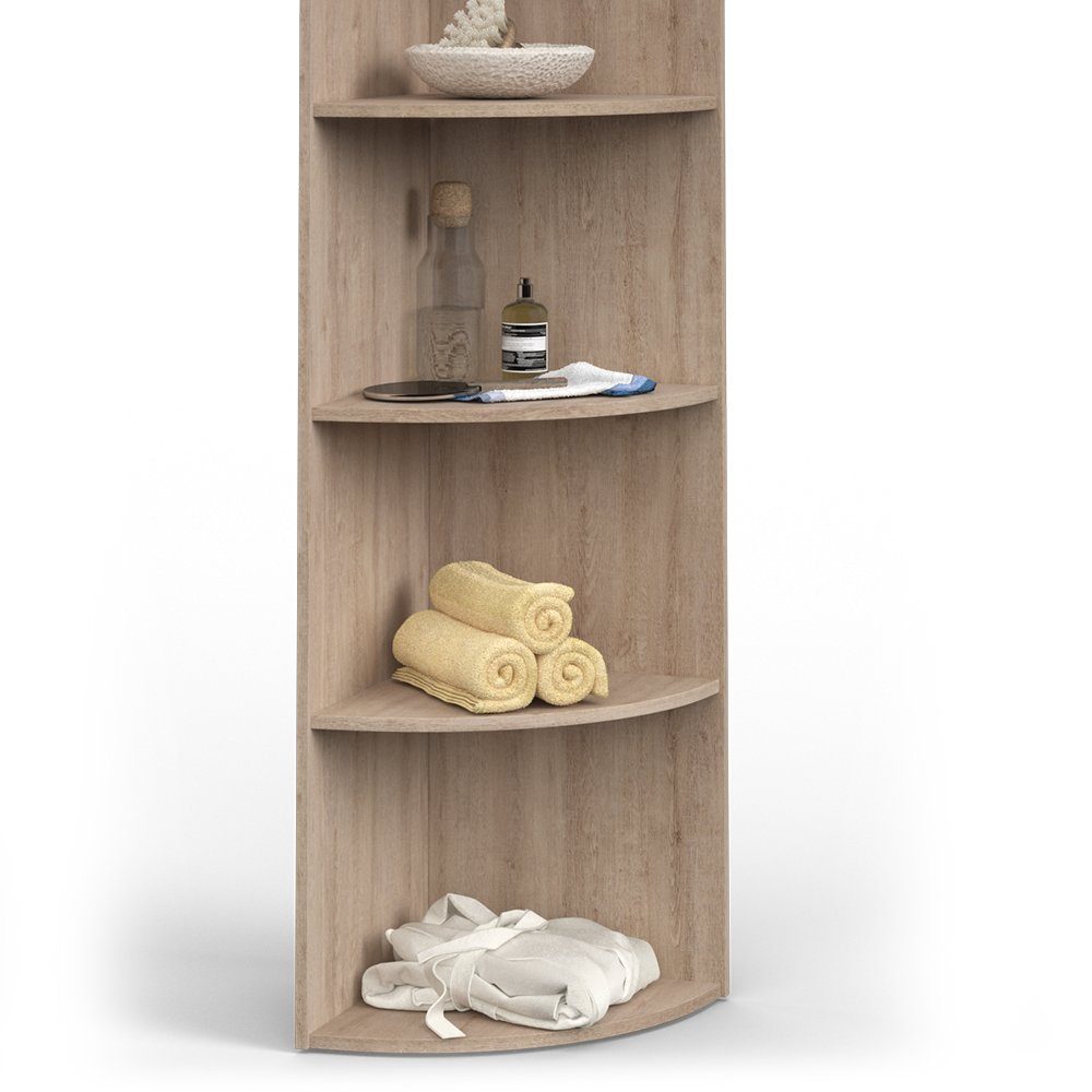 Vicco Eckregal Wandregal Winkelregal 180 x 40 cm ECKI Sonoma