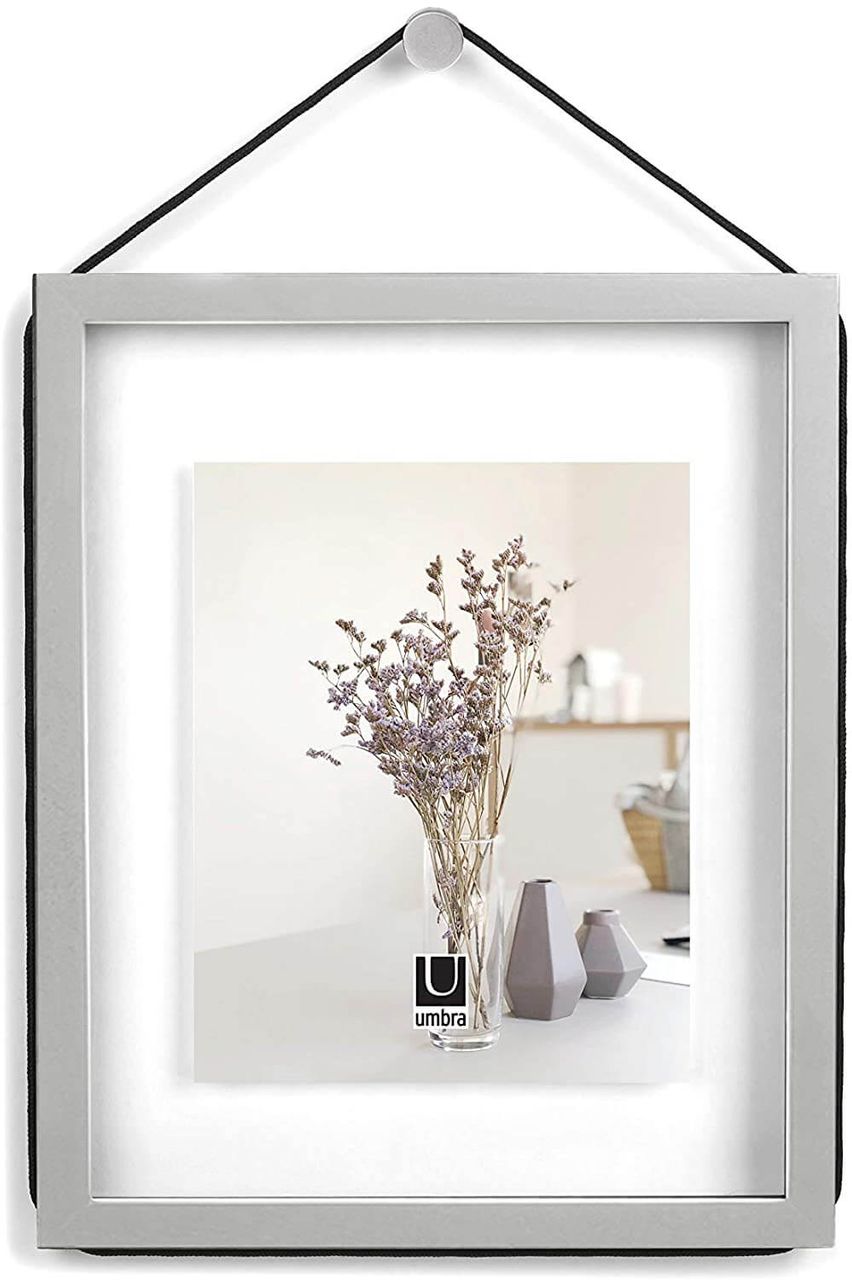 trends4cents Umbra Corda 311201-918 Fotorahmen, 27,9 x 35,6 cm, 20,3 x 25,4 cm, Grau Bilderrahmen