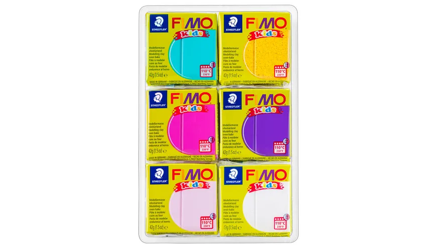 STAEDTLER Modelliermasse FIMO® Kids Materialpackung girlie 252 g