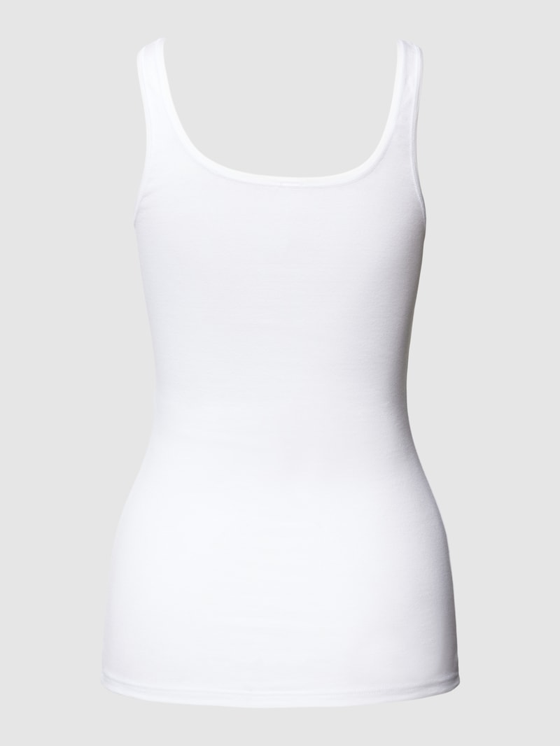 Tanktop mit Rundhalsausschnitt Modell 'ADVANTAGE' im 3er-Pack in schwarz