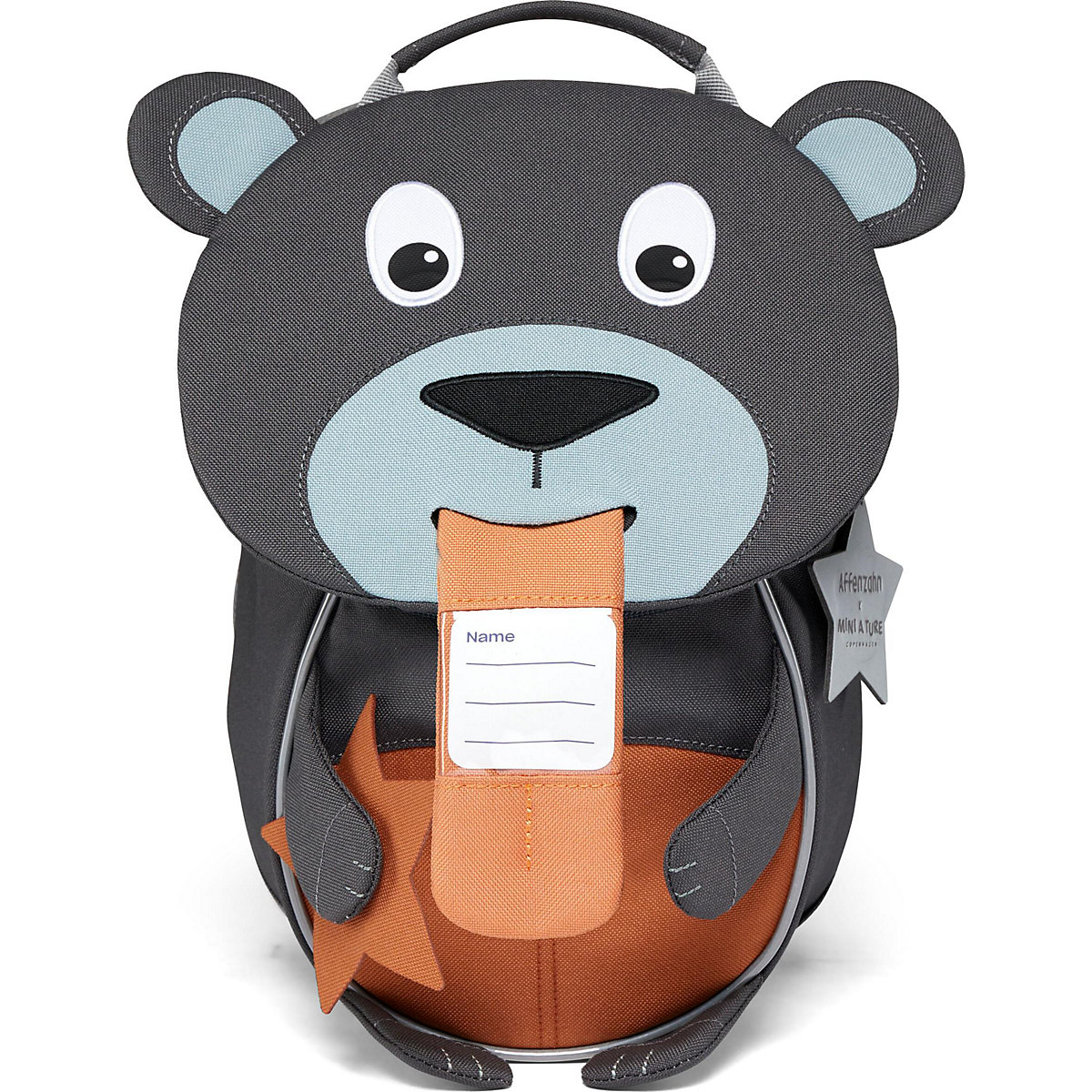 Kinderrucksack Kleine Freunde Edition Mini A Ture Bär iron blue