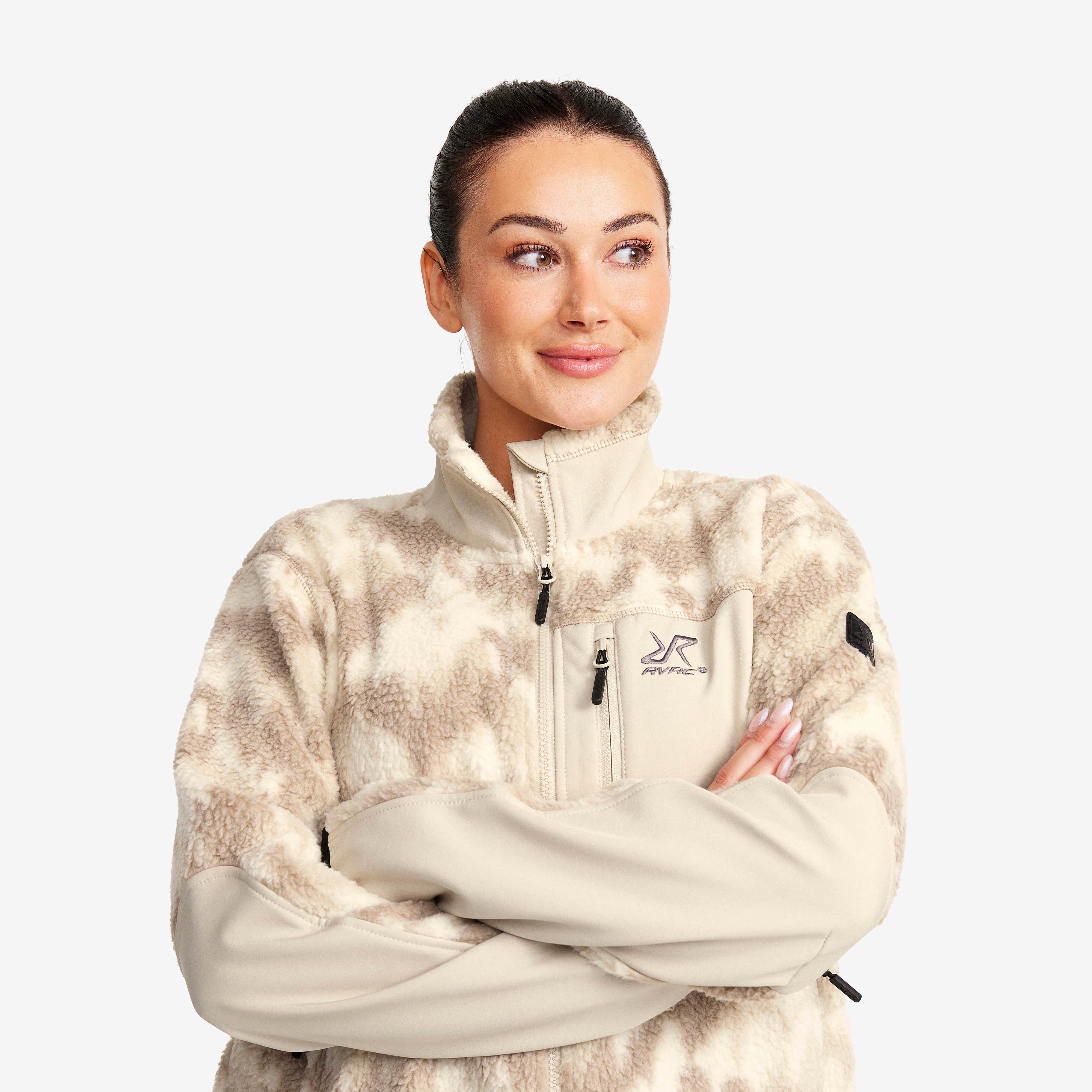 High Pile Fleece Femme Oatmeal