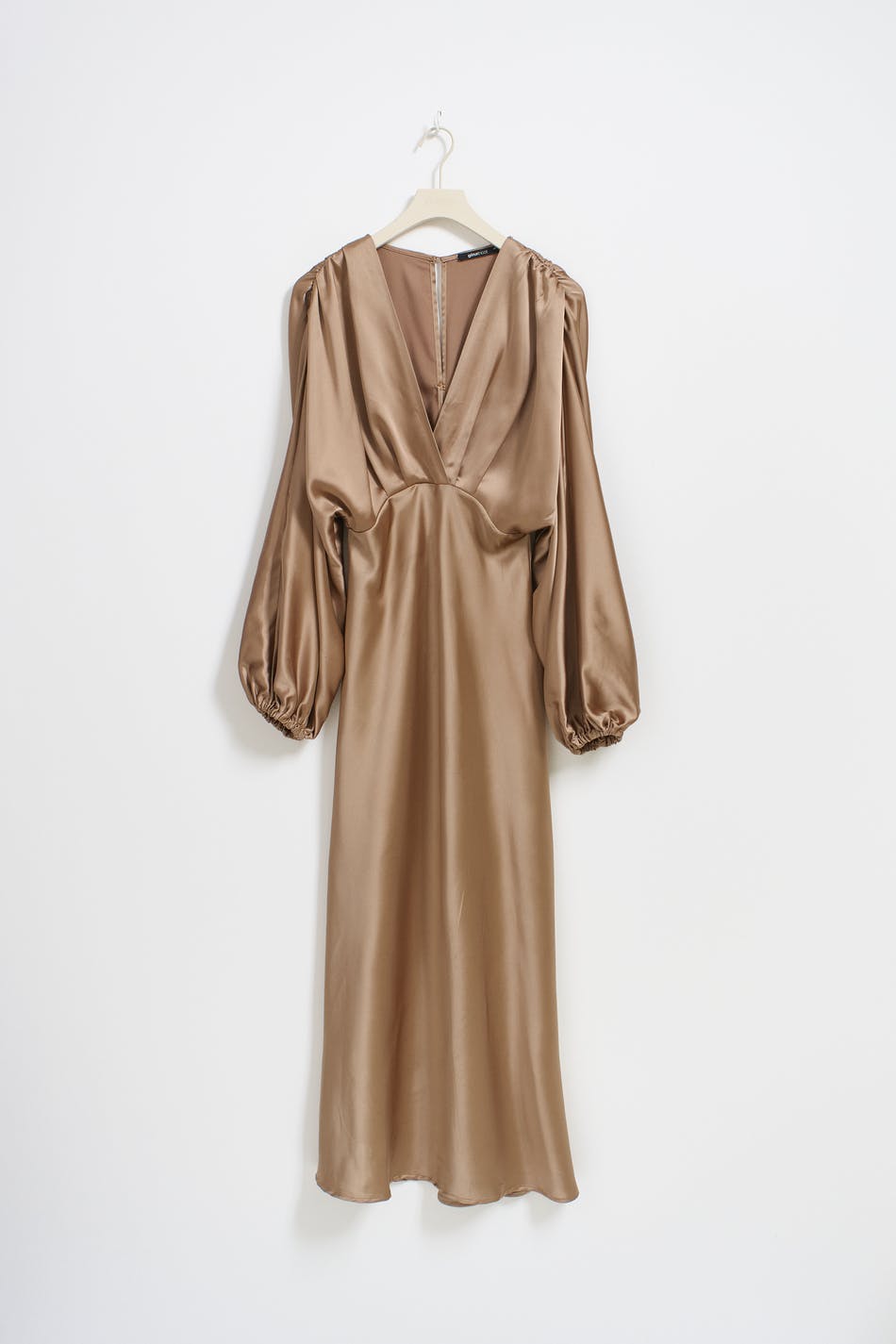 Satin midaxi dress